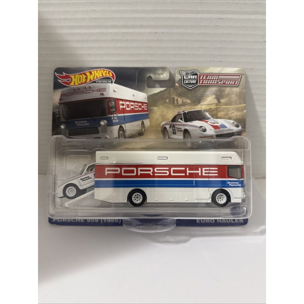 💎 Hot Wheels Premium Team Transport '70 Rover P6 Group 2 & HW Rally Hauler #55
